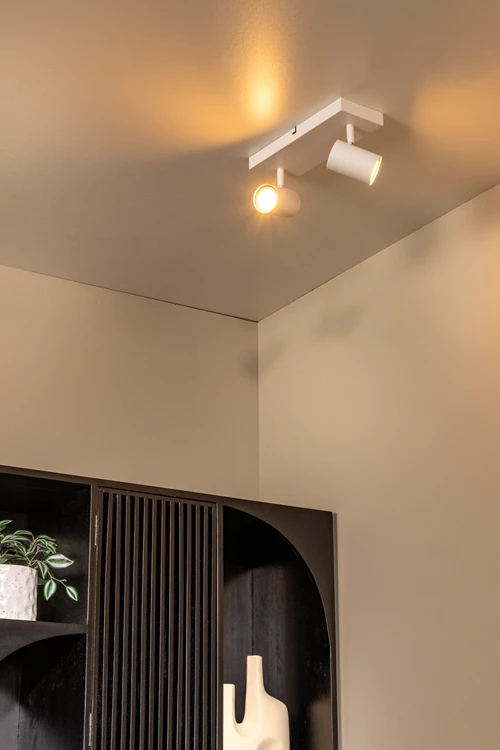 Lucide AMIGO - Deckenstrahler - 2xGU10 - Weiß - Atmosphäre 1